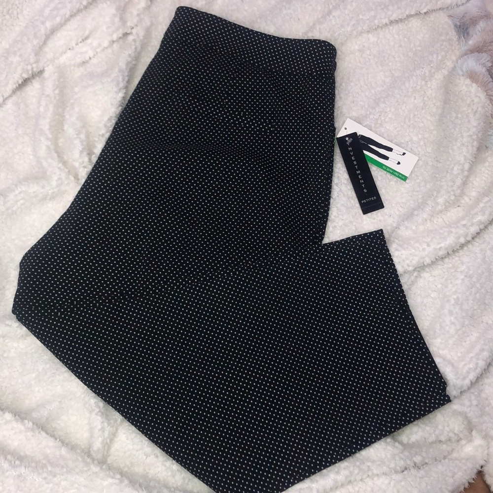 Investments petites business casual cropped pants.